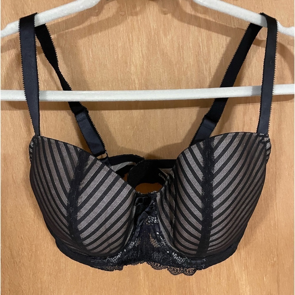 Sexy black and tan bra